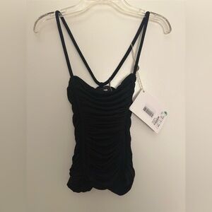 Daquared2 black corset top XXS NWT​